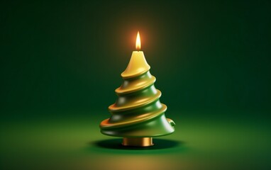 Christmas tree candle