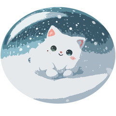 Obraz premium snow ball