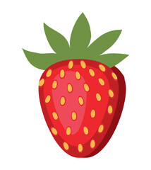 red strawberry design
