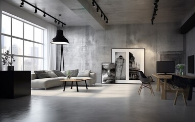 Modern studio interior