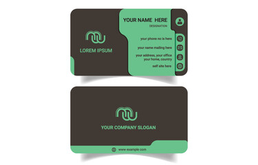 Premium modern creative business card template
