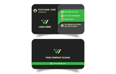 Obraz premium Unique professional creative business card template