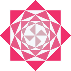 Vector illustration Project for  a set pink on a white