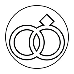 couple ring icon