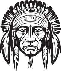 Great and lovely Native aboriginal vector art