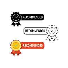 Bestseller, Award quality for promotion sale product recommendation. Award ribbon in certificate for gold warranty. Certify icon,like recommended.Vector Illustration. Design