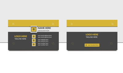 Clean professional visiting card design template. and nice to look at professional.