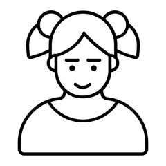 Girl Outline Icon