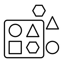 Toy Shape Outline Icon