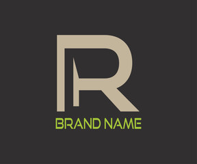 R logo. EPS file. Editable Color. CMYK Color mode. Free Font used. Easy To Download.