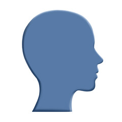 Silhouette of a Person's Head: Symbolizing Individuality. This versatile illustration can be used across a wide range of applications, including graphic design, advertising, and personal projects. 