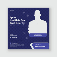 Medical Social Media Post Template Design For Your Business
