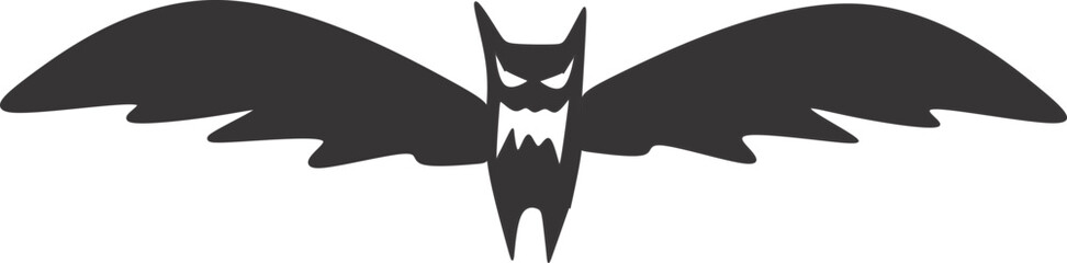 Abstract spooky ghost in continuous silhouette one line drawing. Isolated on white background vector illustration. professional vector.