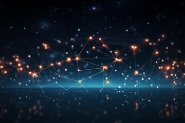 Fototapeta premium Evolving connections a global communication backdrop shaping business networks