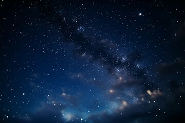 Mesmerizing night sky a low angle view of the starry heavens