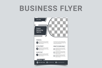 Naklejka premium Flyer design template