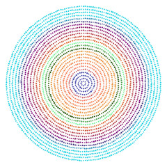 dot paint circle