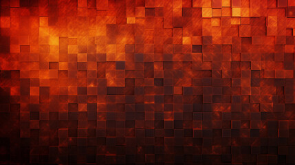 Abstract Fiery Burnt Copper Pattern 1