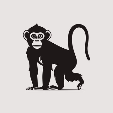 monkey silhouette 