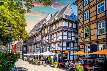Altstadt, Goslar, Niedersachsen, Deutschland 