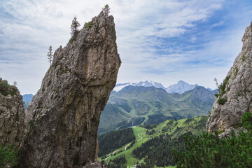 Fototapeta na wymiar Dolomites Rock