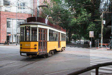 Fototapeta premium Tram Milan