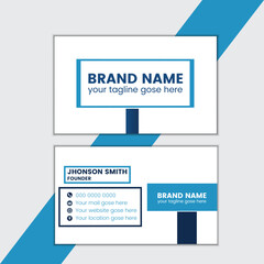 Vactor Modern corporate business card design template