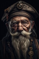 Portrait of an old sailor