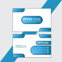 Vactor Modern corporate business card design template