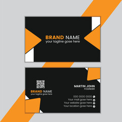 Vactor Modern corporate business card design template