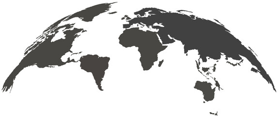 Map of  world in detailed high resolution - obrazy, fototapety, plakaty