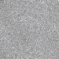 Abstract seamless black and white pattern. AI generated.