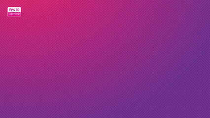 Simple background with pink and purplish blue gradations with a square line pattern, editable in vector format.