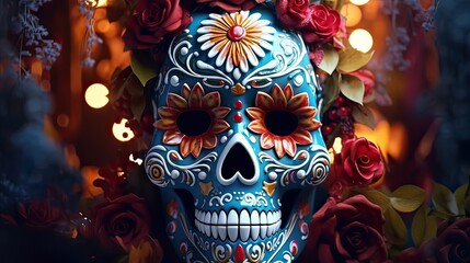 Sugar Skull for Day of the Dead