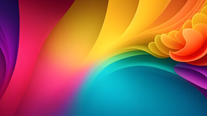 3d colorful background. 3d colorful vibrant background 13. generative ai