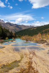 Azalea Pond in Autumn, Huanglong, China