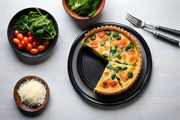 pizza on a plate