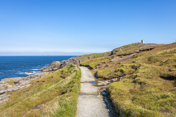 Ballyhillin, Ireland - September 1 2023 "Wild Atlantic Way scenic road, Mailin Head"