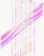 Abstract Watercolor Stripes with Diagonal Accents Background Design