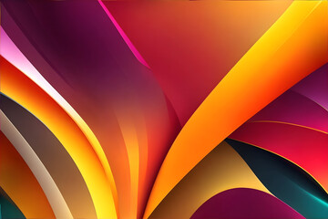 3d Colorful abstract wallpaper and modern background 135. generative ai