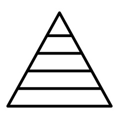 Outline Pyramid icon