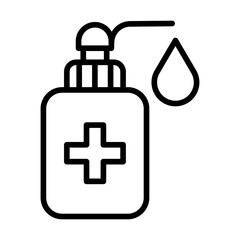 Outline Medical Soap icon