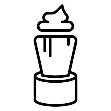 recommend clip art: Outline Shaving Brush icon