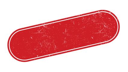 Blank Vintage Stamp with Grunge Texture Isolated on White Background