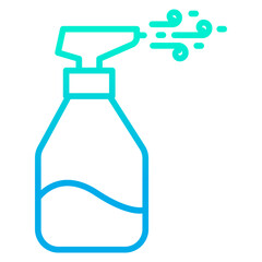 Outline gradient Air Freshener icon