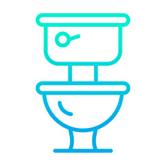 Outline gradient Commode icon