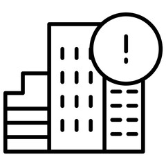 Outline Hotel Info icon