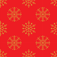 Christmas Seamless Pattern. Gift Wrapping Paper Design