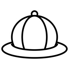Outline Hat icon