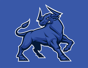 bull vector mascot